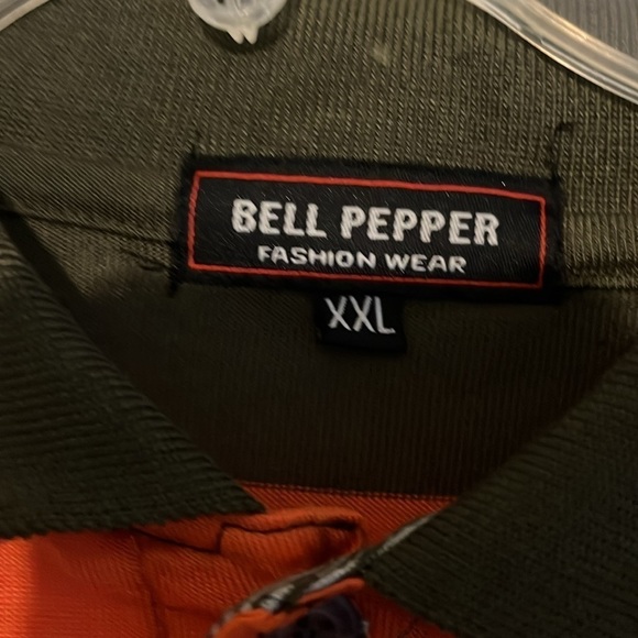 Bell Pepper striped polo size 2 XL - Picture 4 of 8